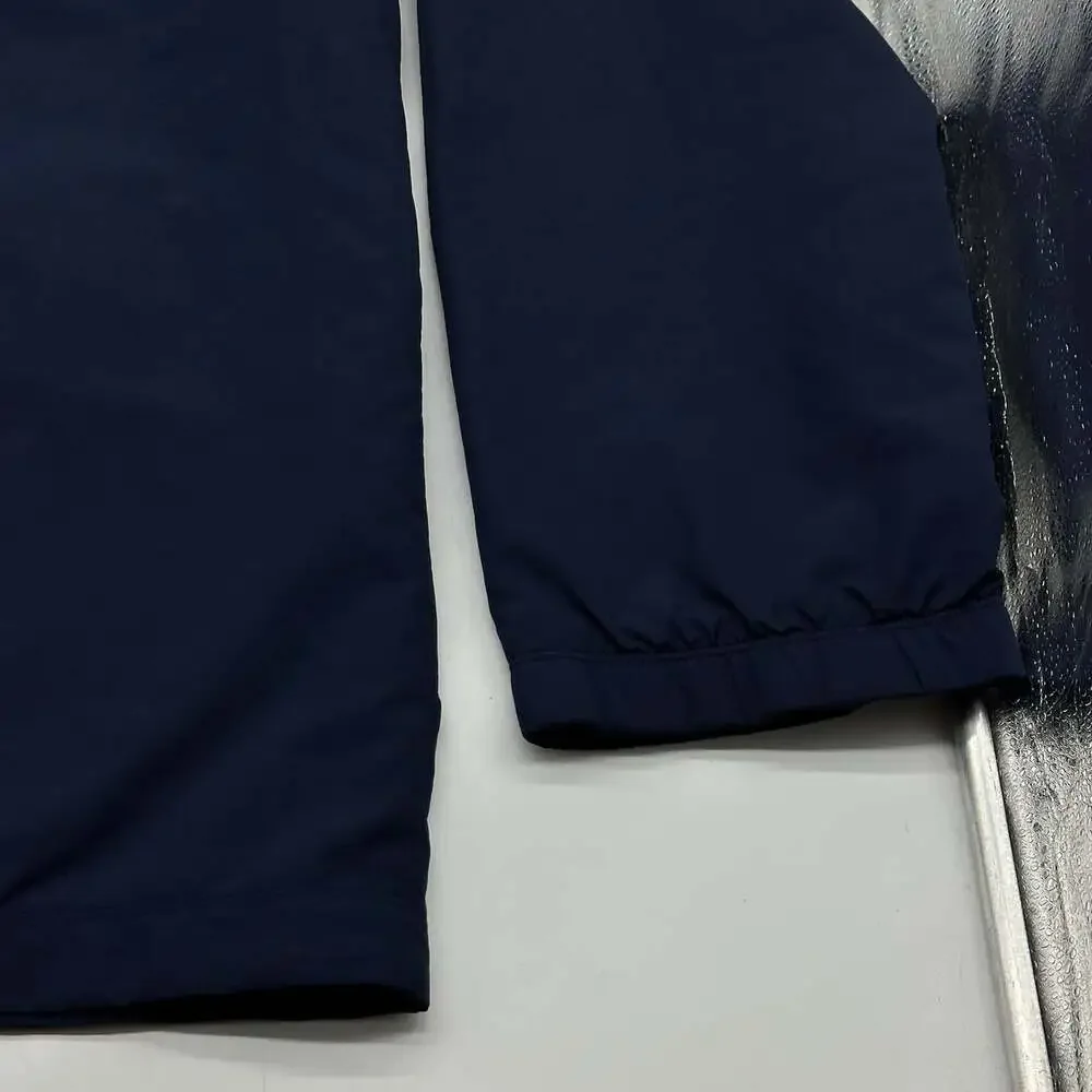 Vintage Y2K Gray Tag Nike Size XXL Blue Mesh Lined Zip Track Jacket Windbreaker
